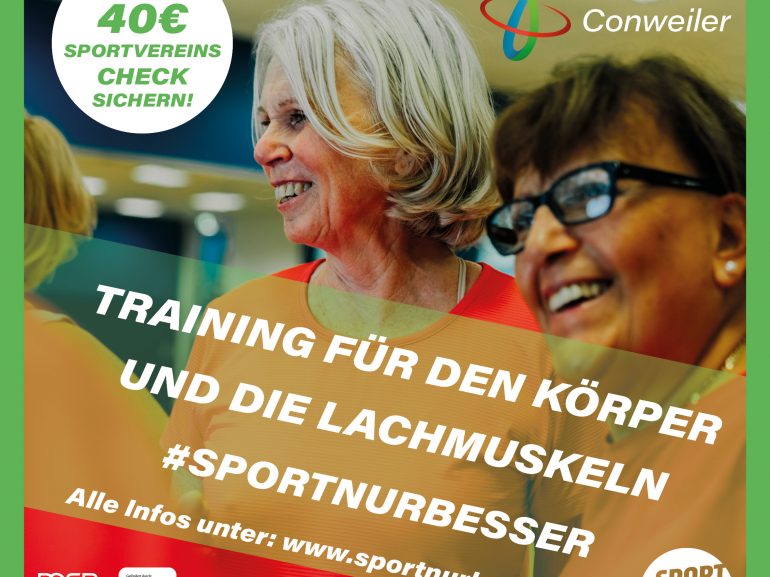 Sport Nur Besser Kampagne des DOSB! Jetzt 40€ sparen bei Neuanmeldung!